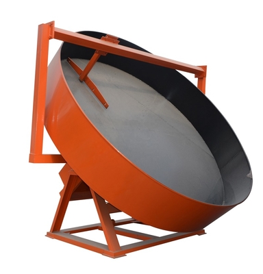 Plant Disc Pan Granulator / Organic Fertilizer Granulator Pan Granulator Machine
